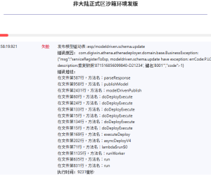 地代碼發佈中發版到正式區沙箱環境異常
